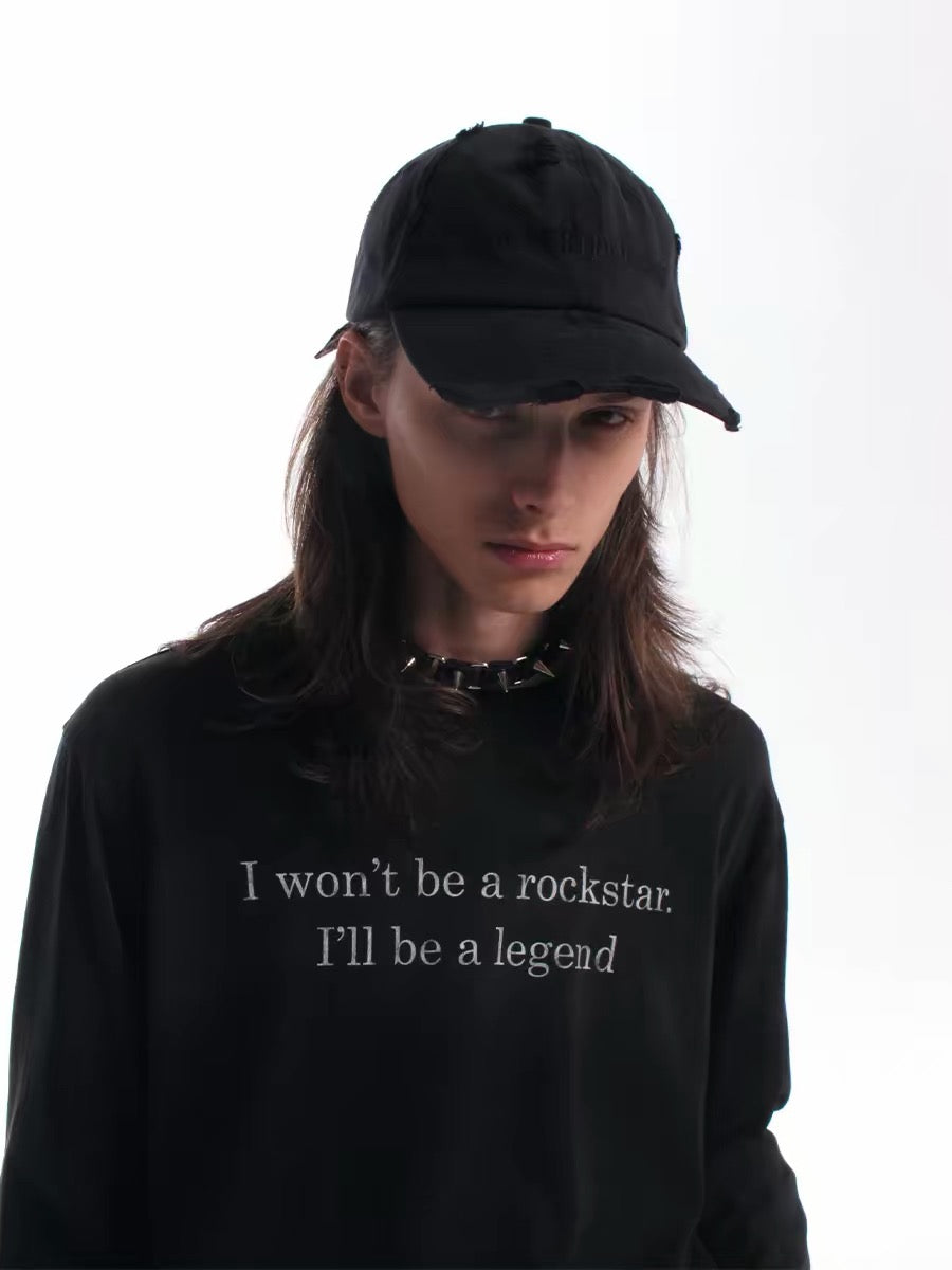DEMAVIE distressed long sleeve