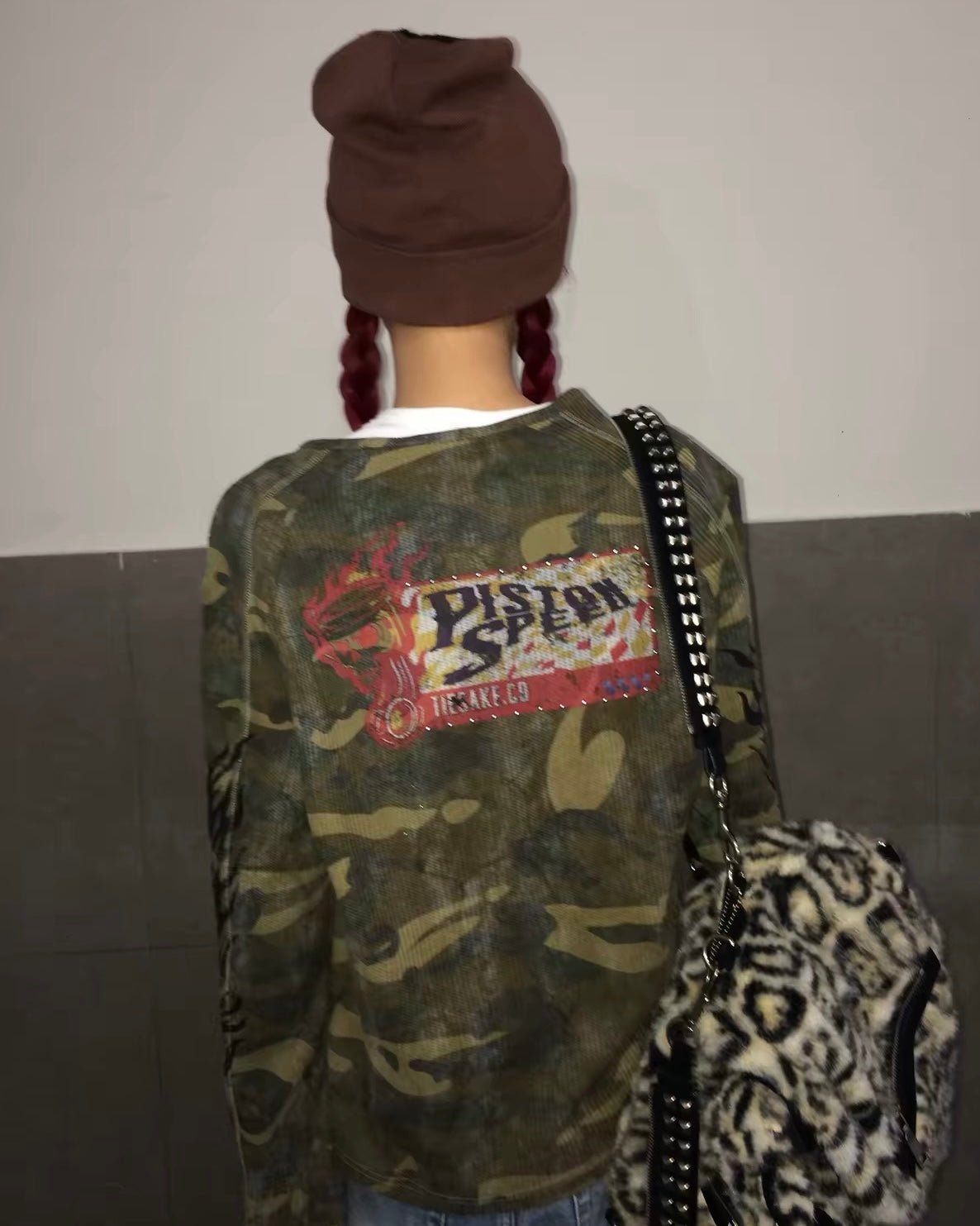 TIESAKE missing in action camo long sleeve
