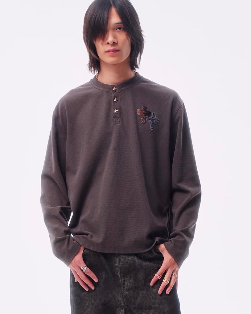 WANGXINGYU waffle long sleeve