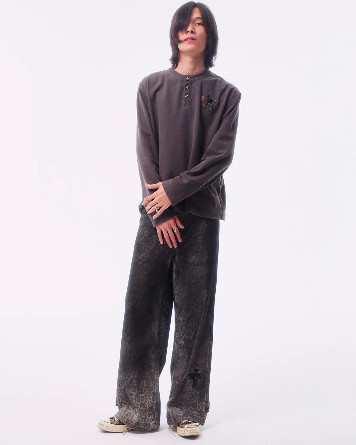 WANGXINGYU waffle long sleeve