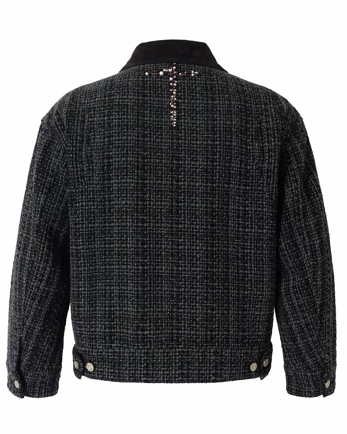 WANGXINGYU wool-blend jacquard jacket