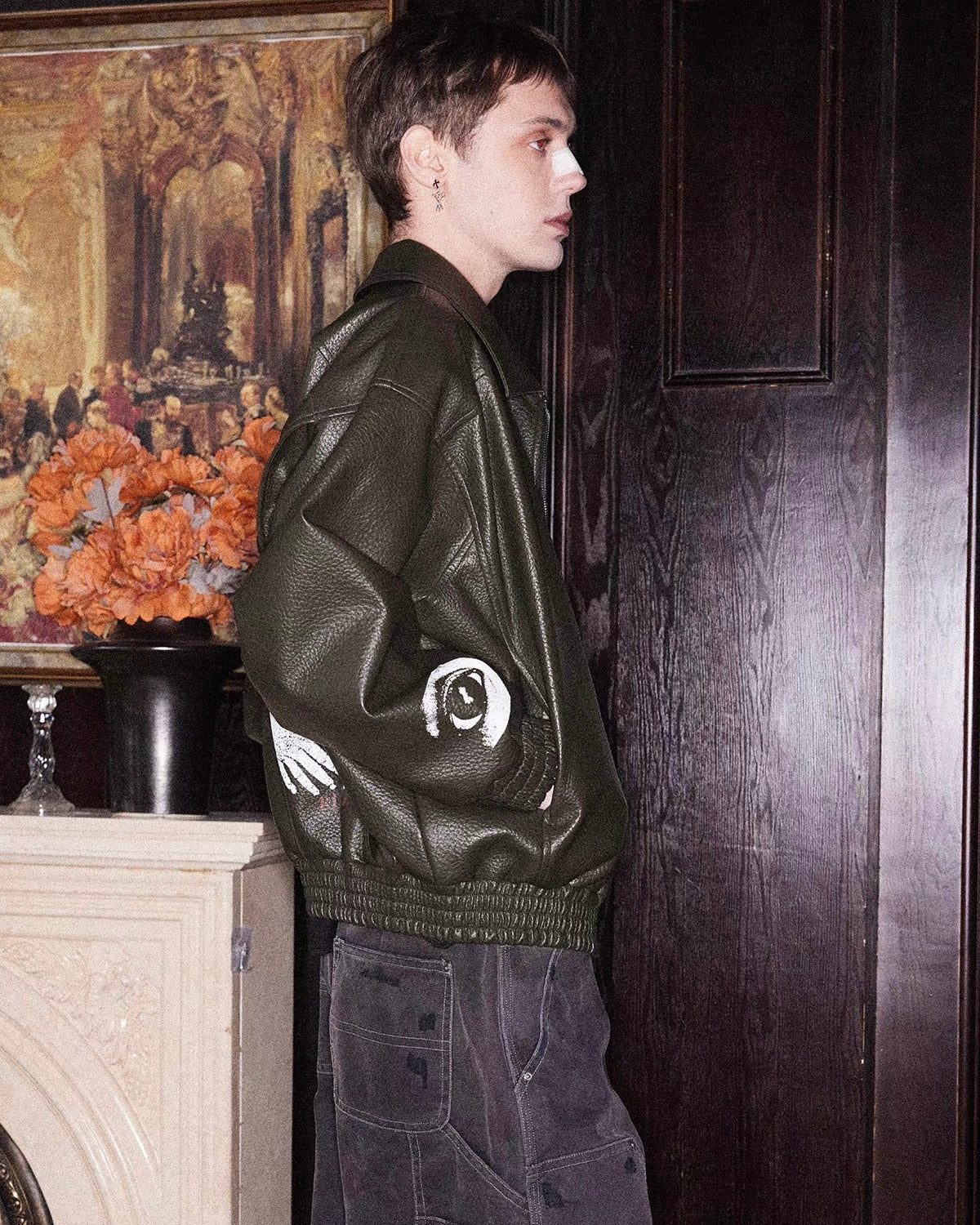 RICHILL MELANCHOLY my smile pu jacket