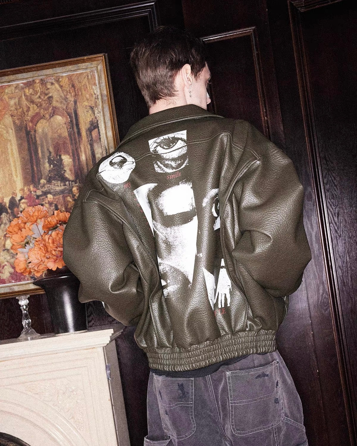 RICHILL MELANCHOLY my smile pu jacket