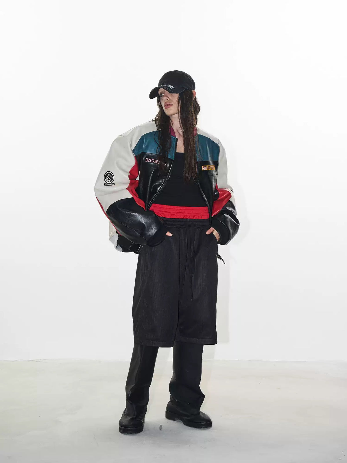 BLIND NO PLAN thick padded PU jacket