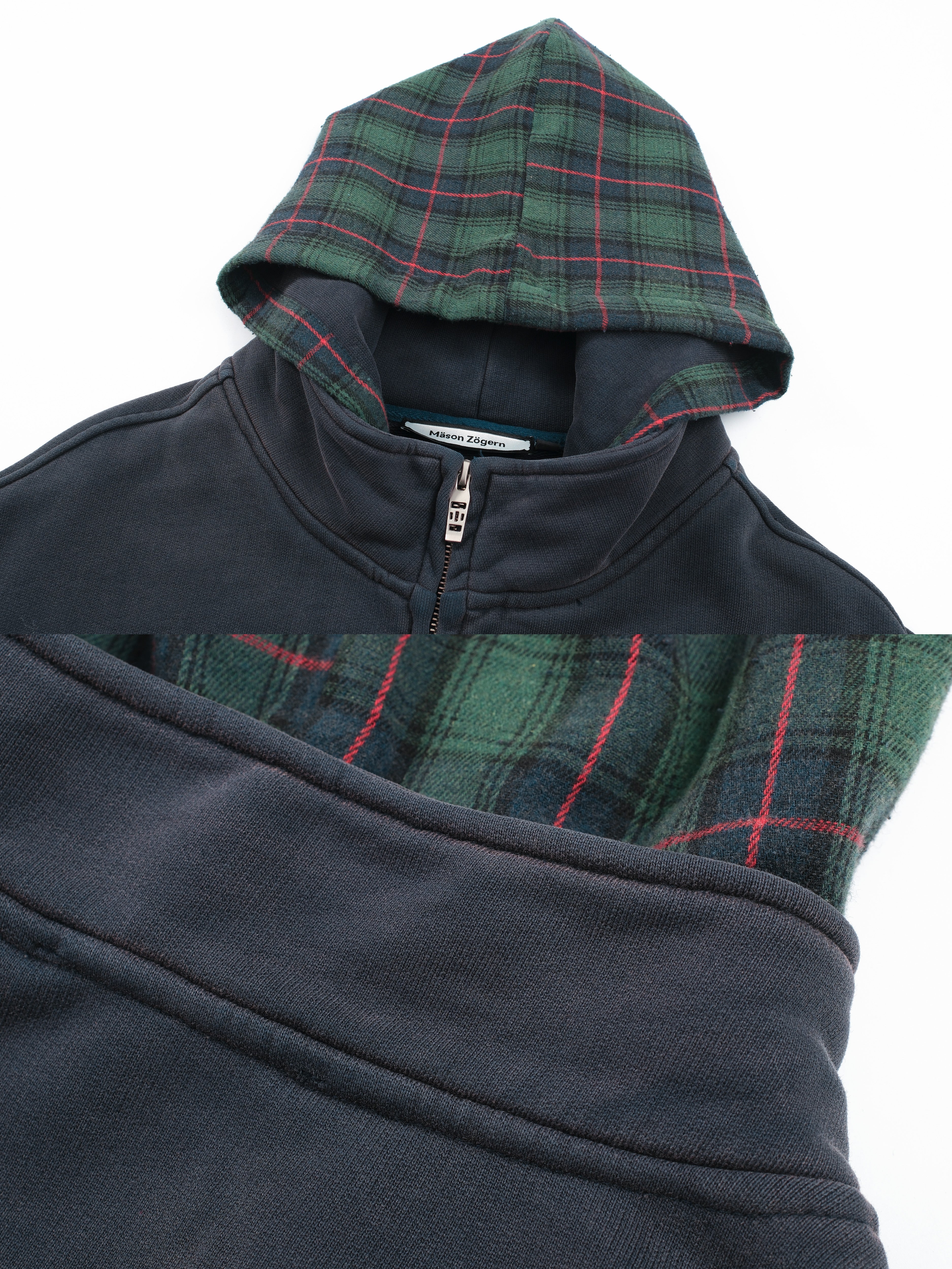 ZIPPER HODDIE - BLUE