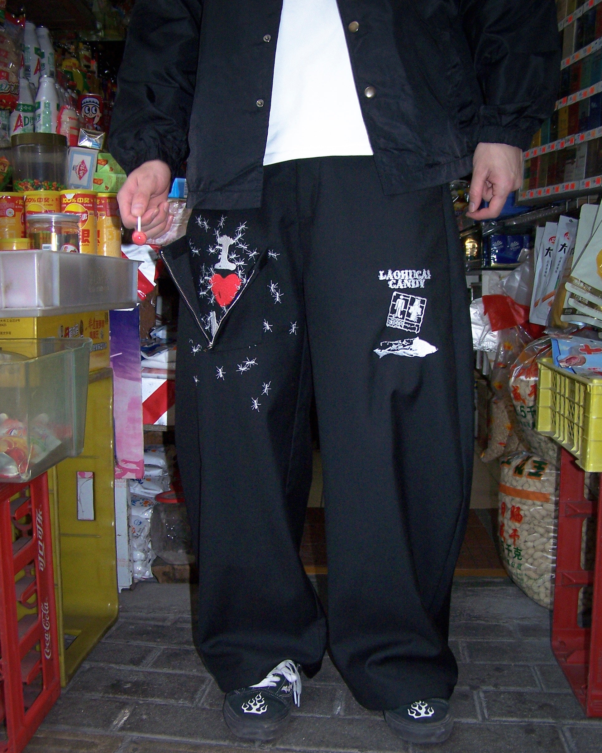 LAOHUCAI candy love pants