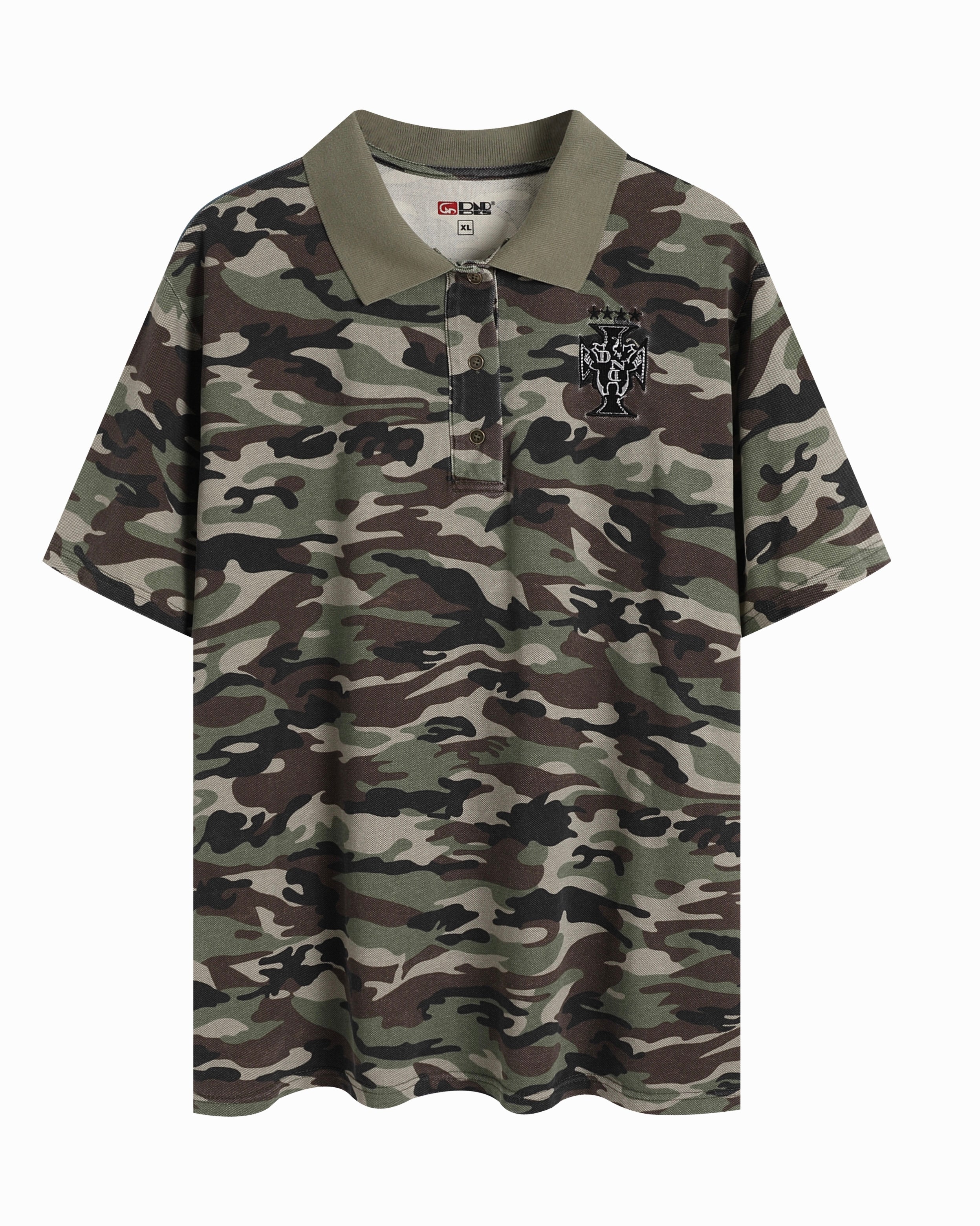 DND4DES camo flying tiger polo tshirt