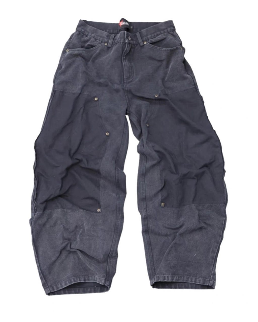 SANSLAWS ripped star patch cargo pants