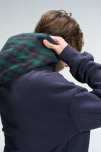 ZIPPER HODDIE - BLUE