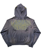 LAOHUCAI distressed zip hoddie
