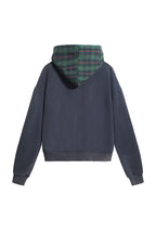 ZIPPER HODDIE - BLUE