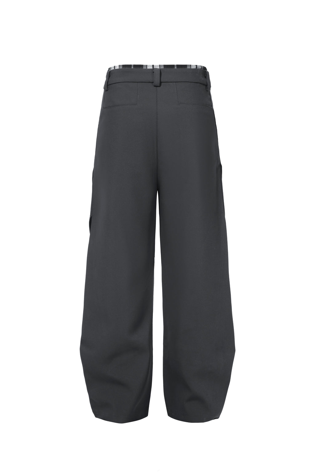 BARREL LEG SUITPANTS - GREY