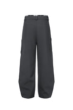 BARREL LEG SUITPANTS - GREY