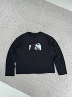 EROLE textured portrait patch long sleeve