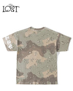 Losttag camo rabbit waffle t-shirt