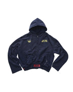 LUUUCAM boxy zip hoddie
