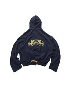 LUUUCAM boxy zip hoddie