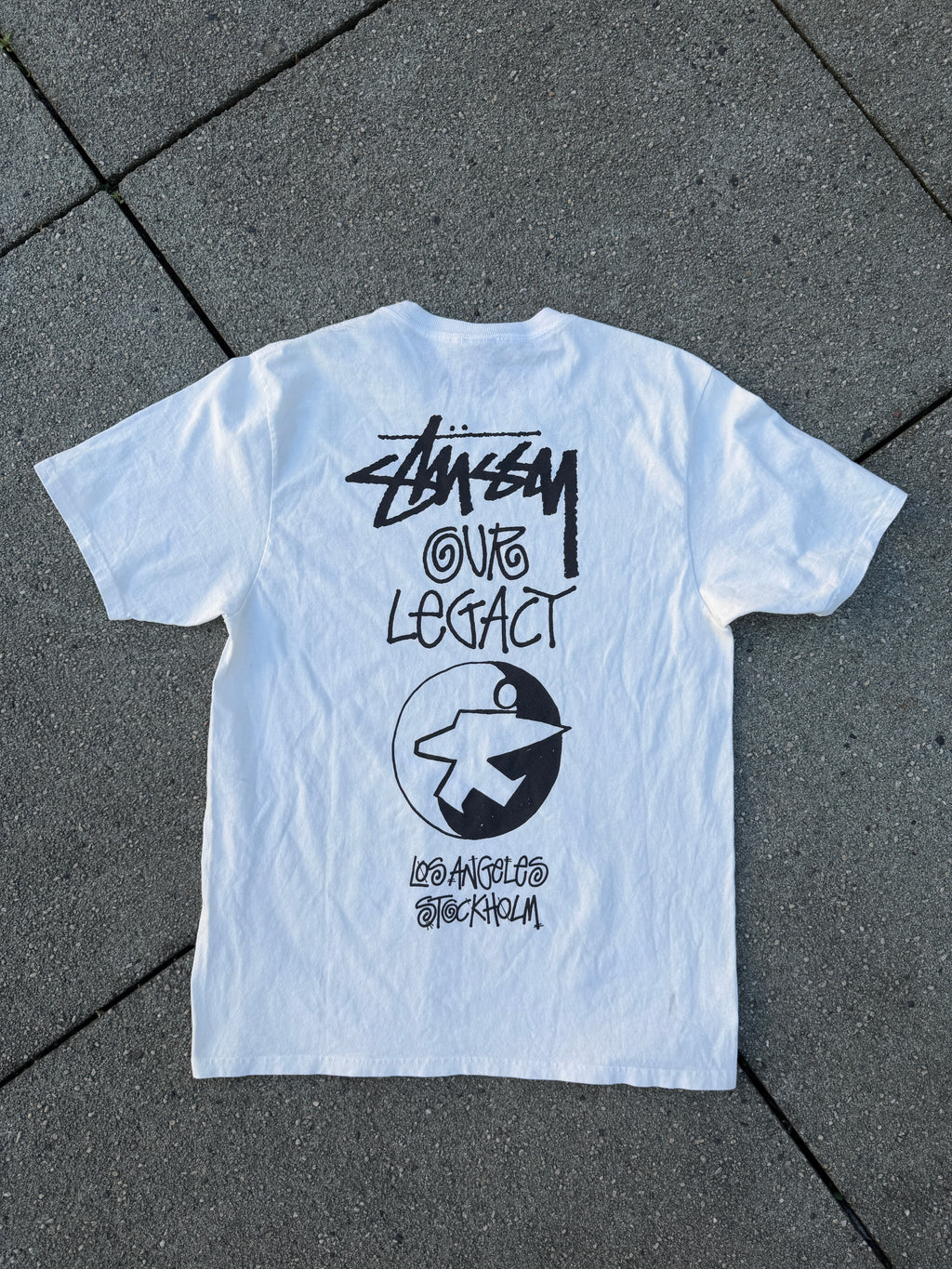 Stüssy × Our Legacy – Ol' Surfman Pigment Dyed Tee (Natural)