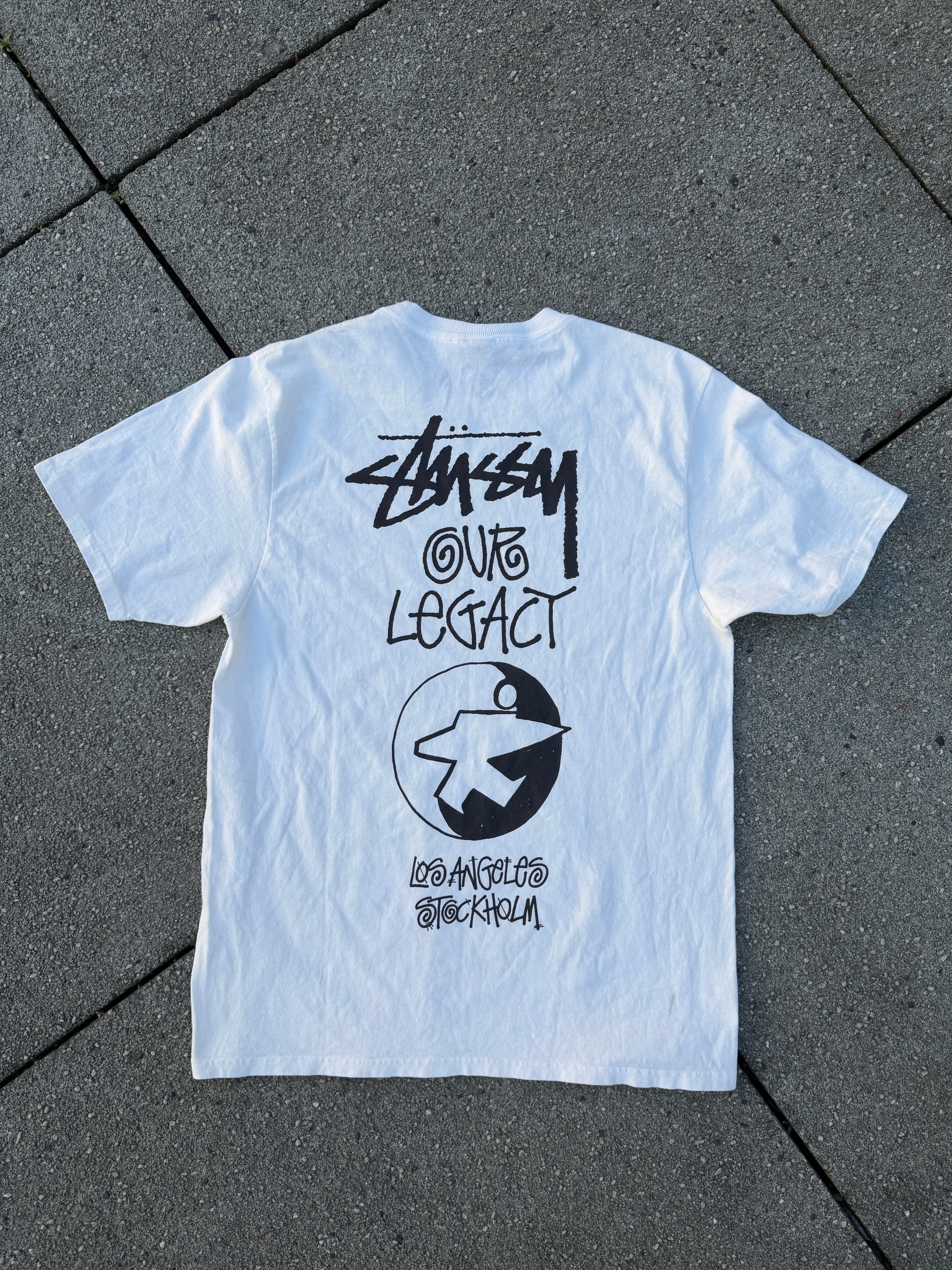 Stüssy × Our Legacy – Ol' Surfman Pigment Dyed Tee (Natural)