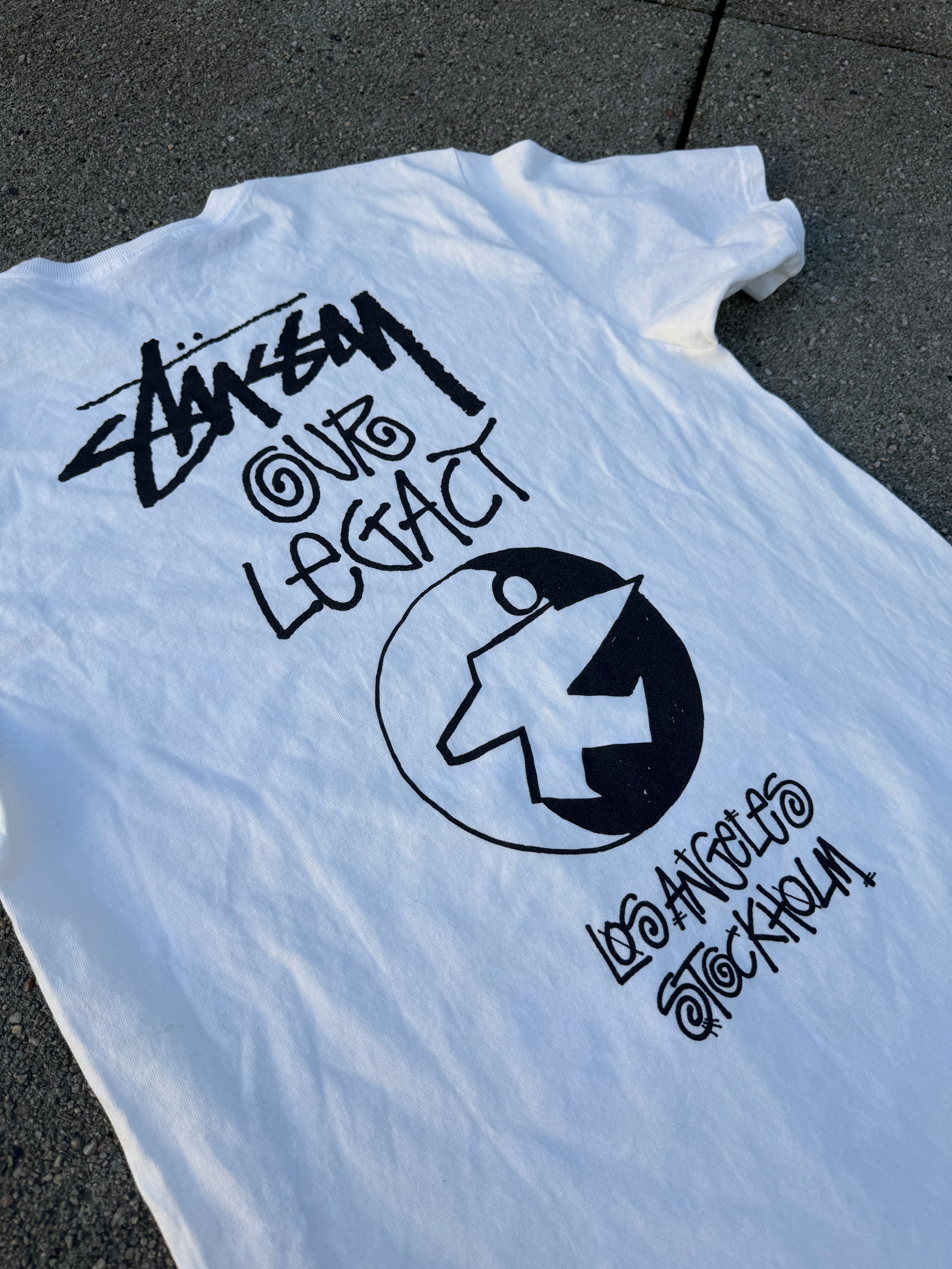 Stüssy × Our Legacy – Ol' Surfman Pigment Dyed Tee (Natural)