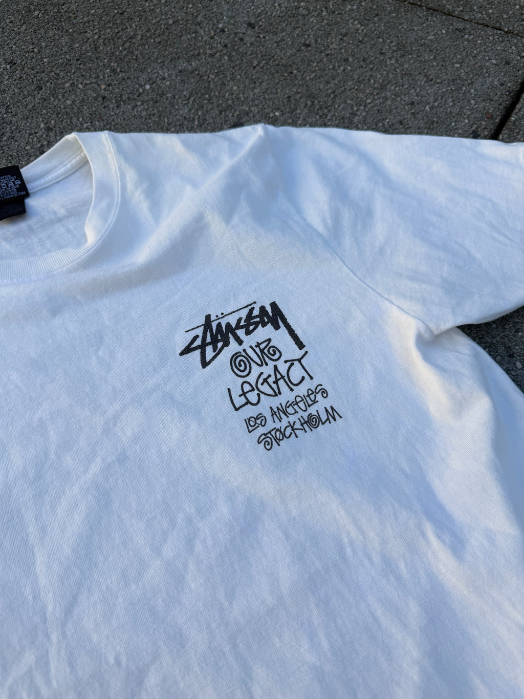 Stüssy × Our Legacy – Ol' Surfman Pigment Dyed Tee (Natural)