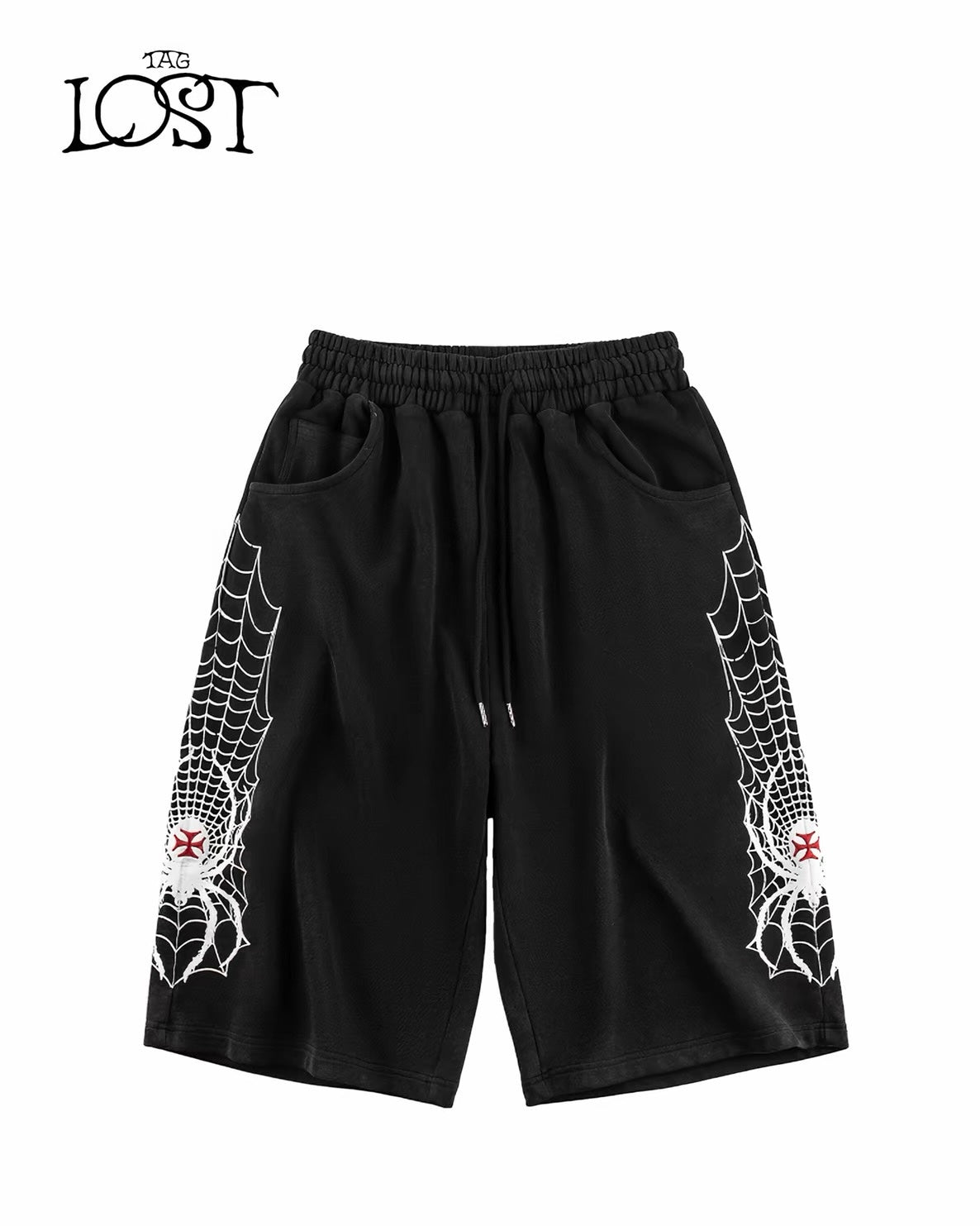 SPIDER WEB SWEAT SHORTS