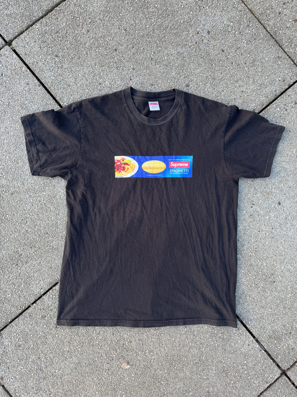Supreme – Spaghetti Tee (Black)