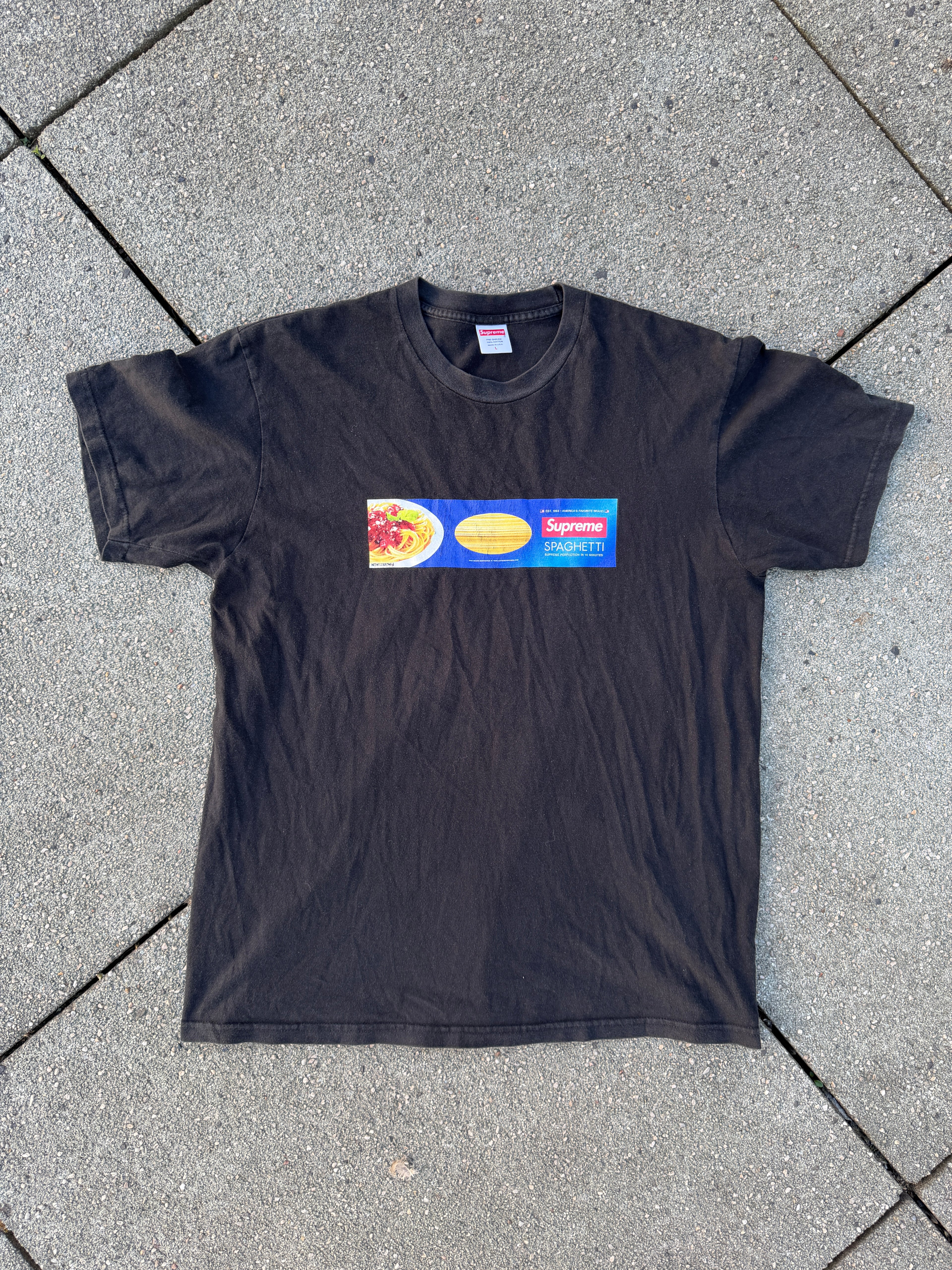 Supreme – Spaghetti Tee (Black)