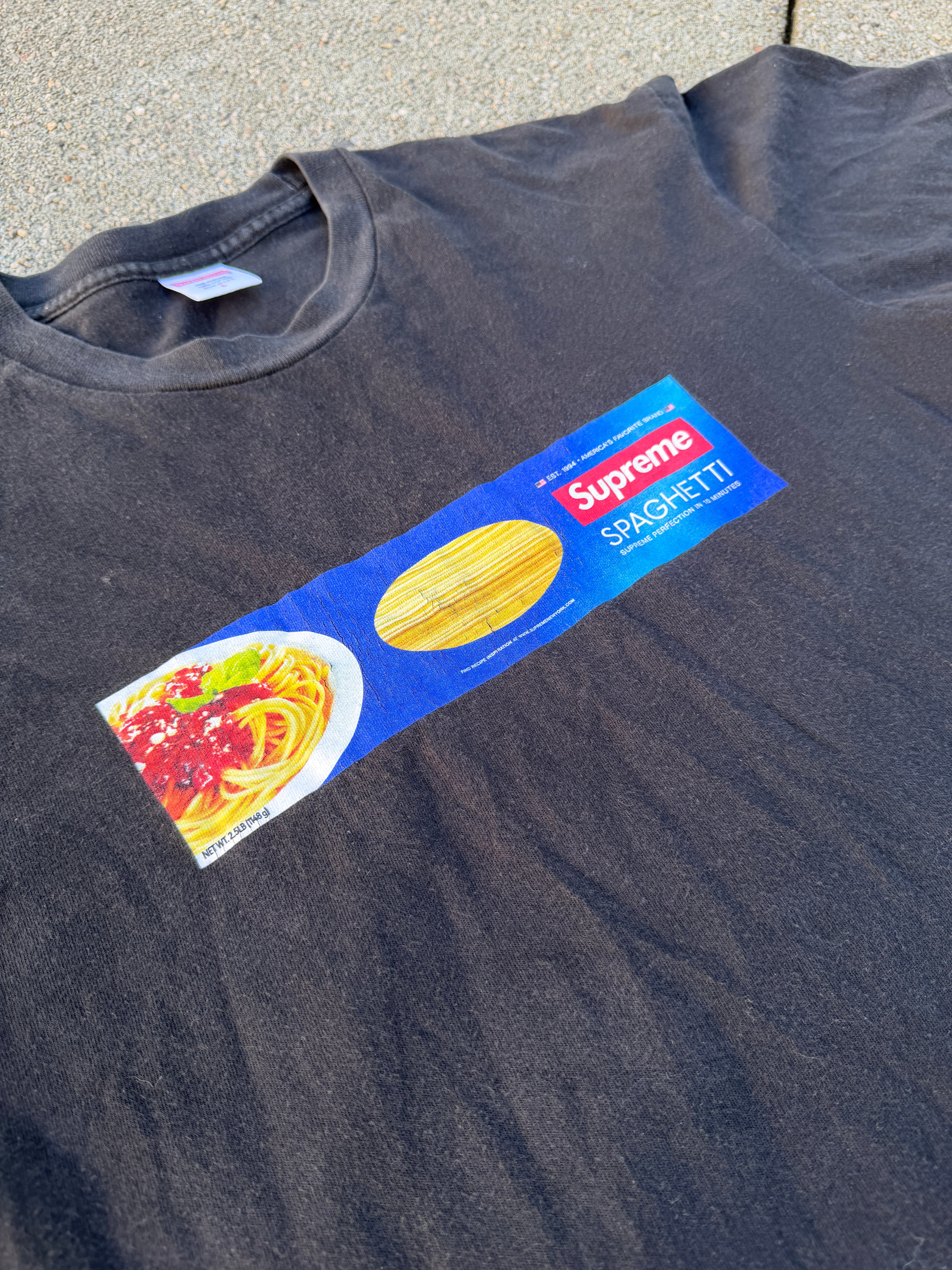 Supreme – Spaghetti Tee (Black)
