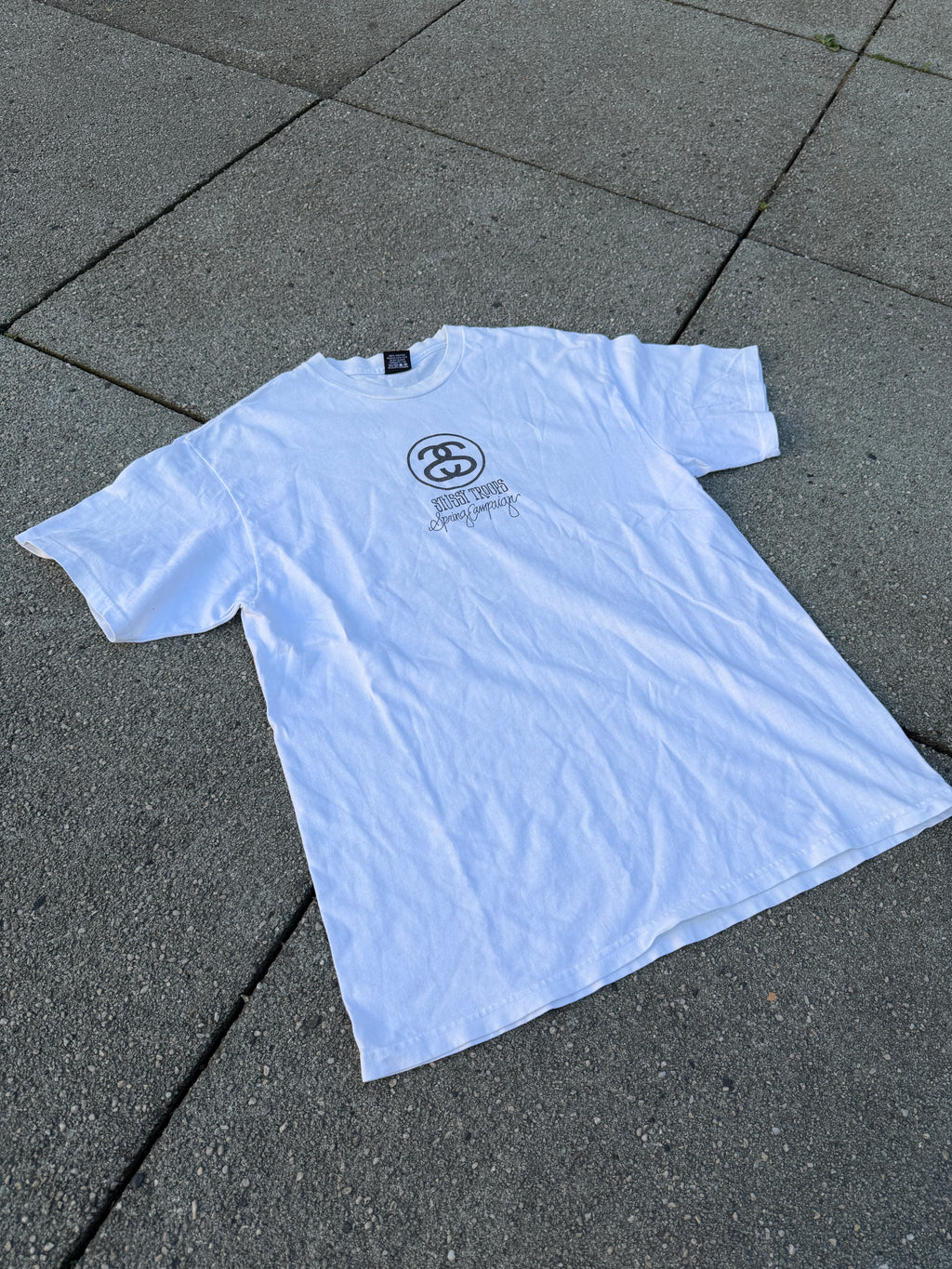 Stüssy – Troops Spring Campaign 2007 Tee (White)