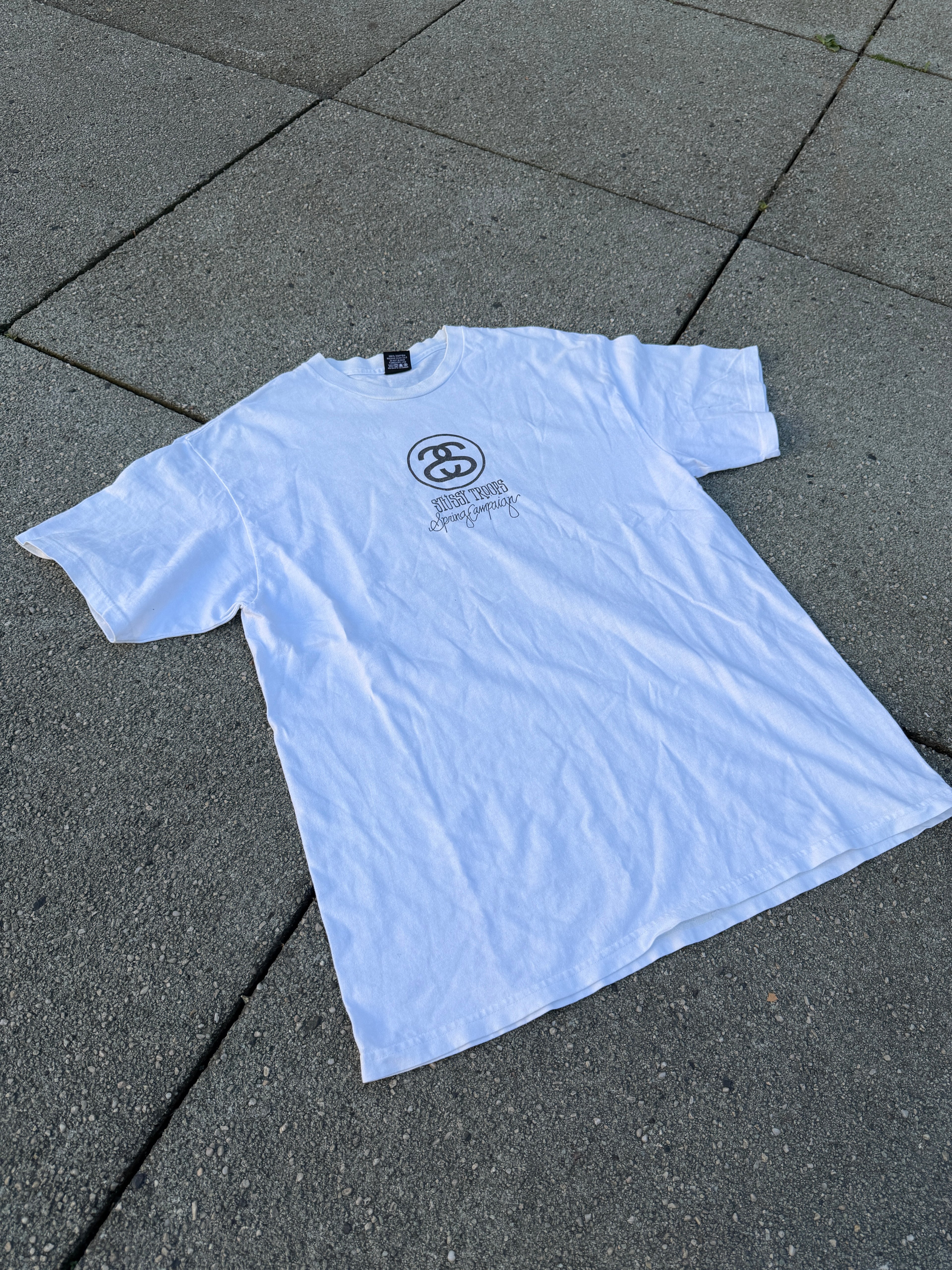 Stüssy – Troops Spring Campaign 2007 Tee (White)