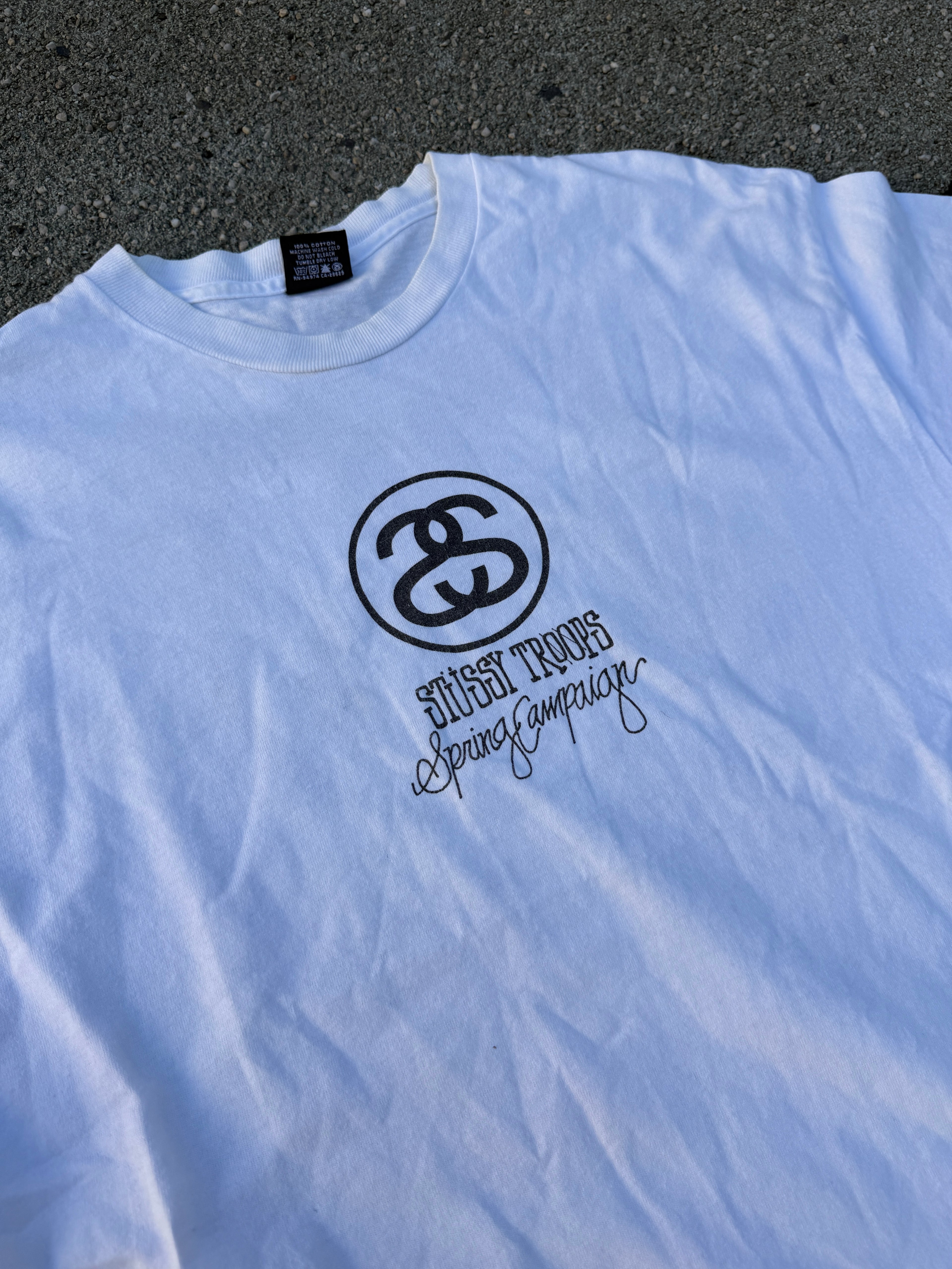 Stüssy – Troops Spring Campaign 2007 Tee (White)