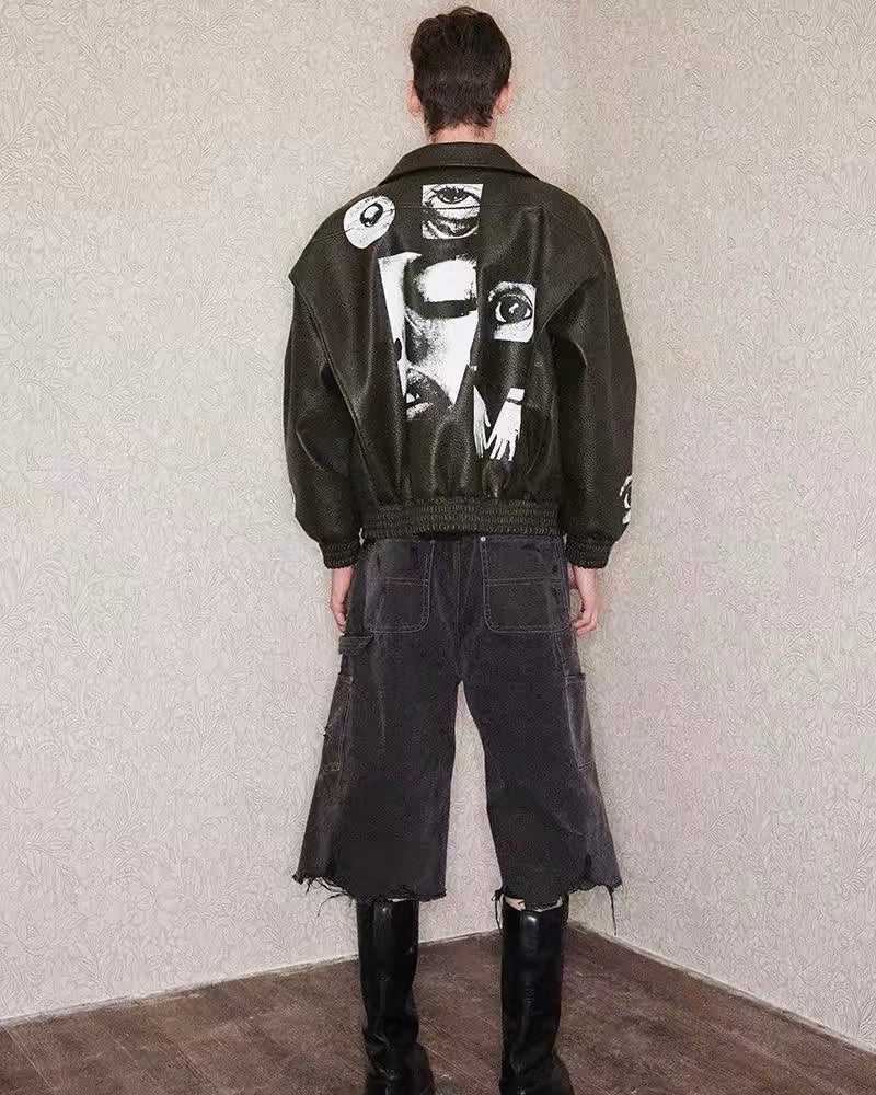 RICHILL MELANCHOLY my smile pu jacket