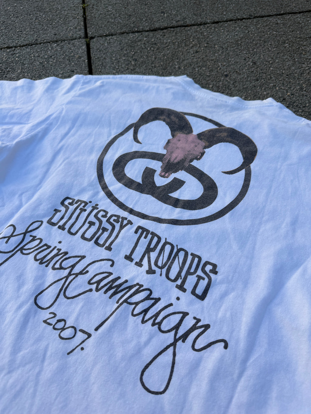 Stüssy – Troops Spring Campaign 2007 Tee (White)
