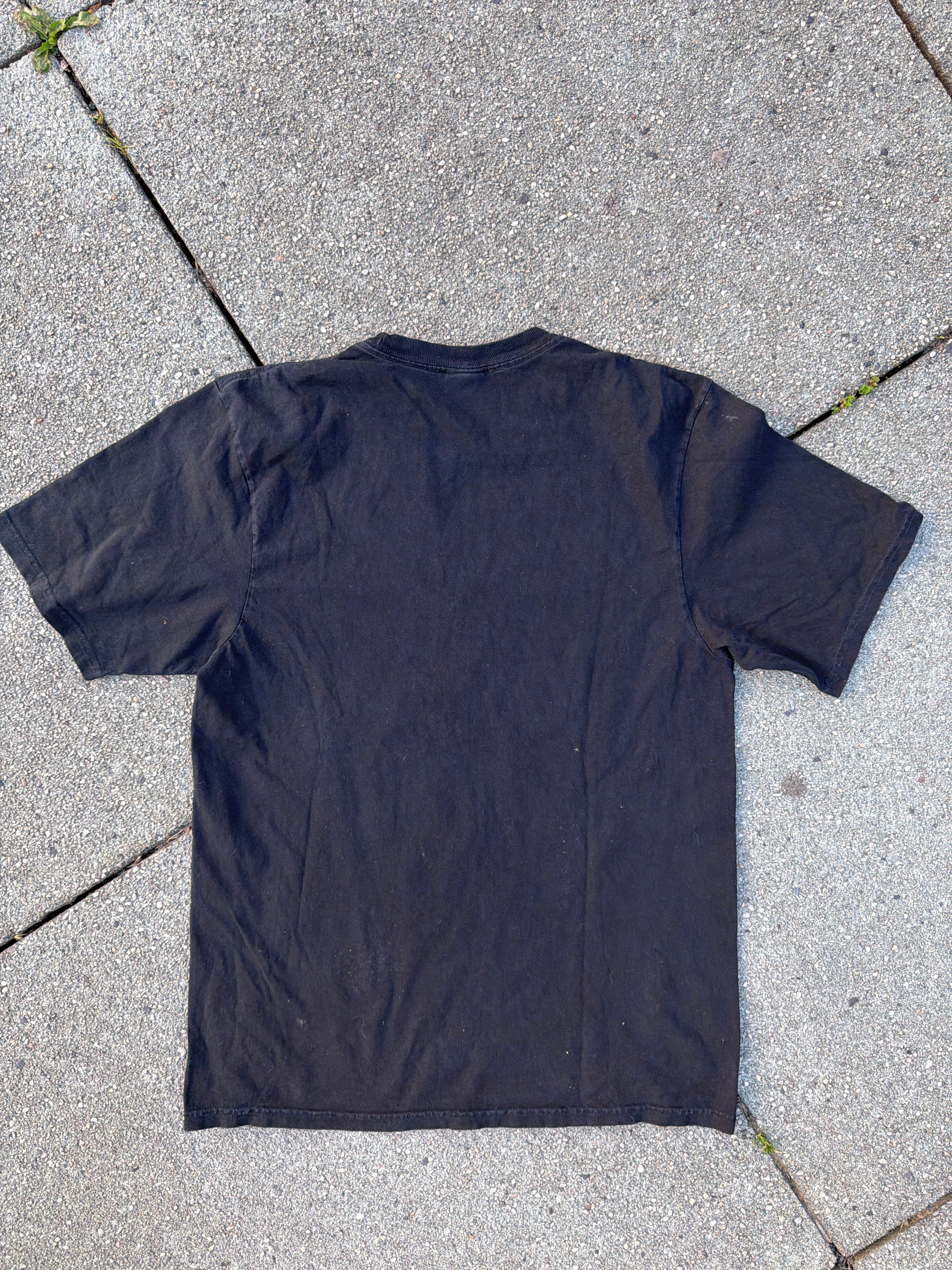Stüssy – T-Rex „Big and Meaty" Pigment Dyed Tee (Black)