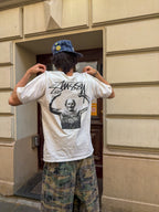 Stüssy × Martine Rose – Mr Stand Firm Tee (White)