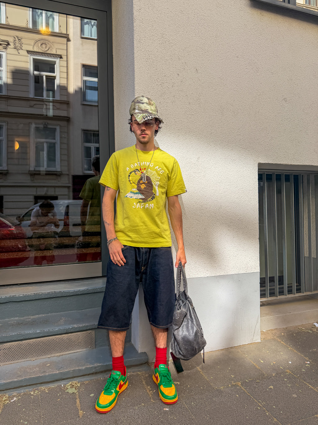 A BATHING APE – Bape Japanese Culture Tee (Yellow)