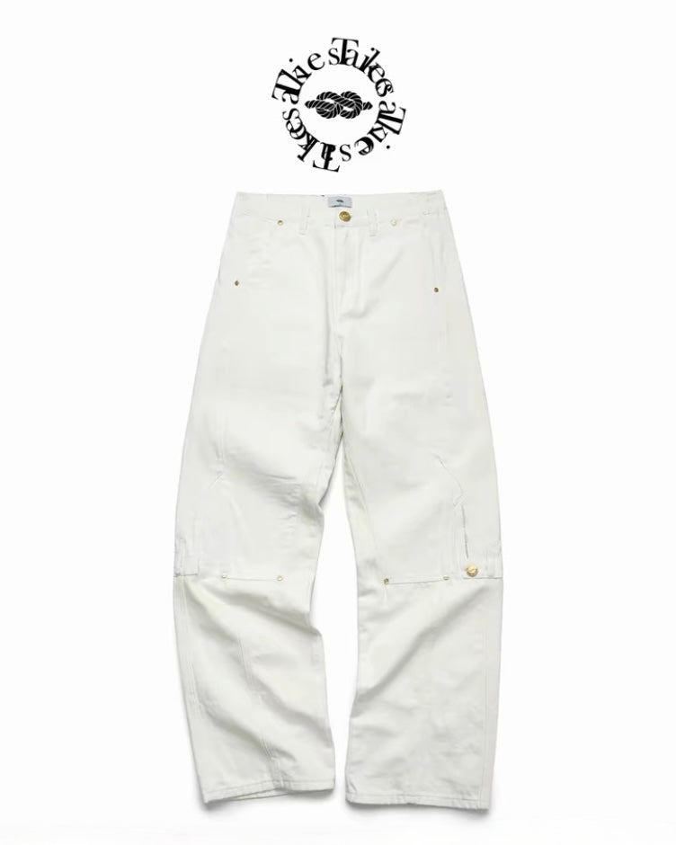 TIESAKE in pieces waxed pants