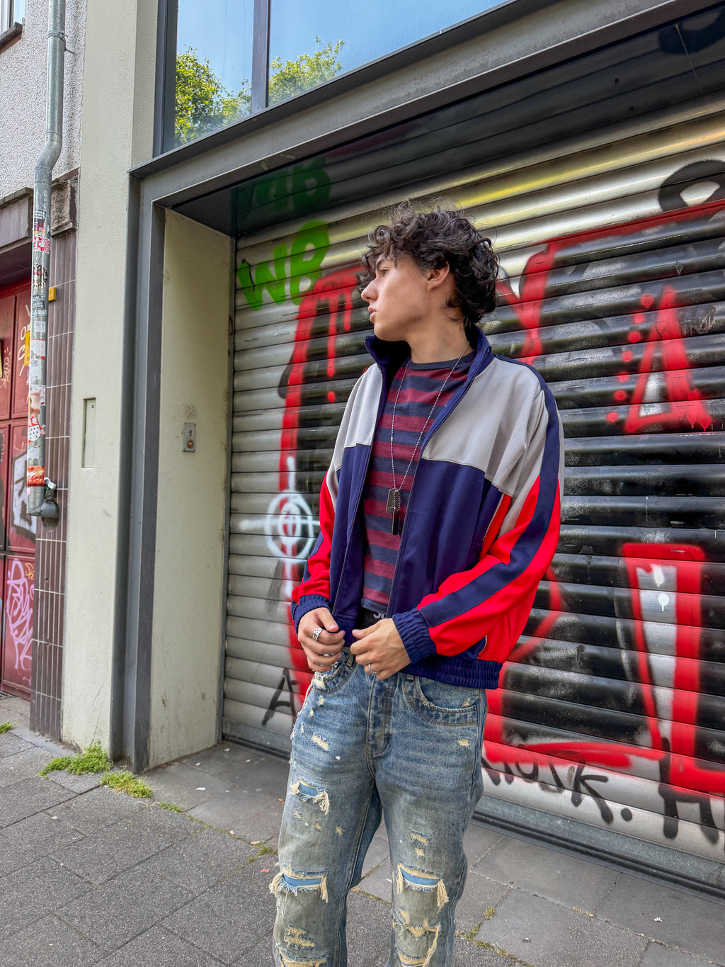 Nike × Martine Rose – Track Jacket (Blue)
