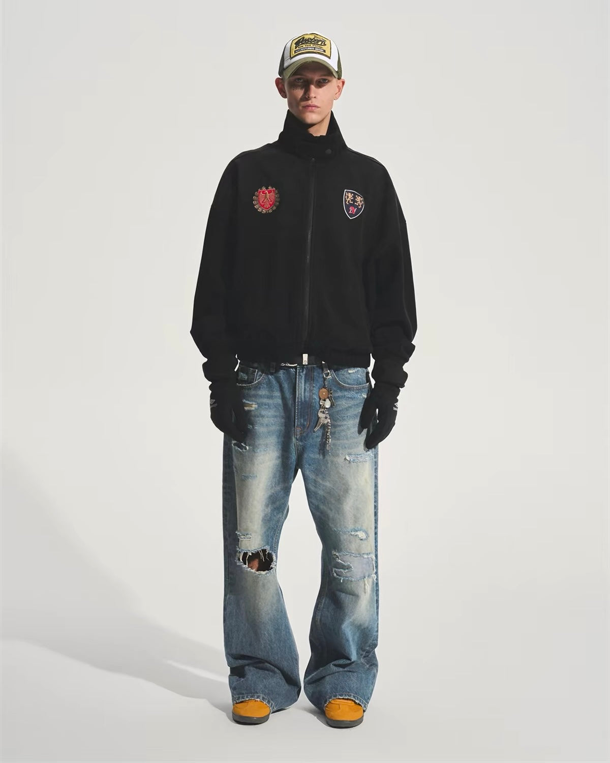medal zip hoddie