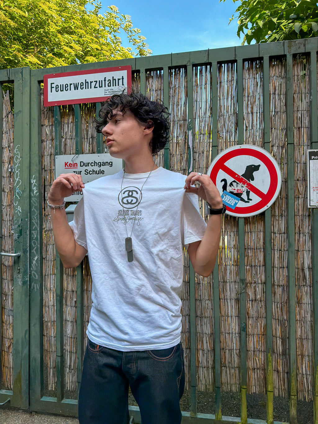 Stüssy – Troops Spring Campaign 2007 Tee (White)