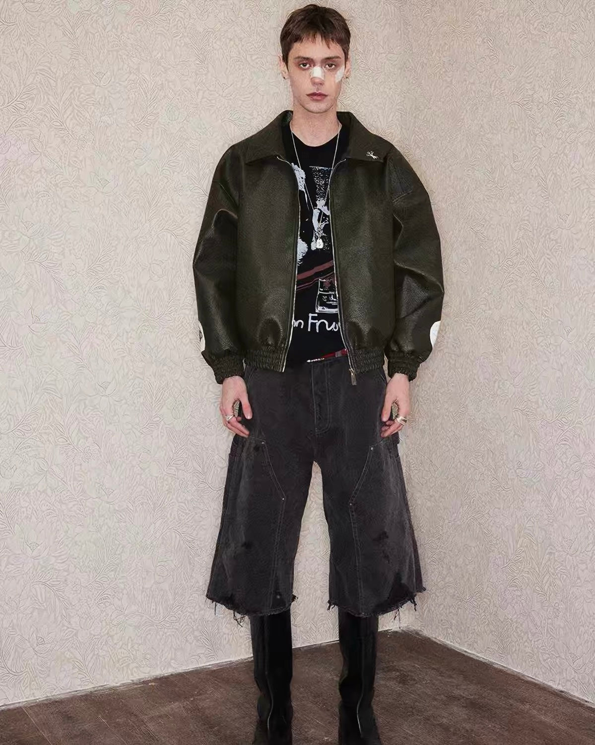 RICHILL MELANCHOLY my smile pu jacket