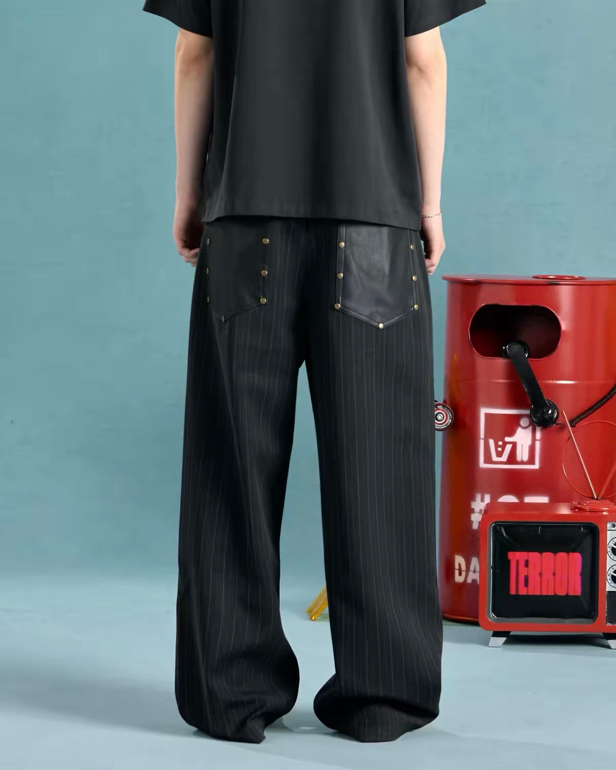 CENSMADE striped pants