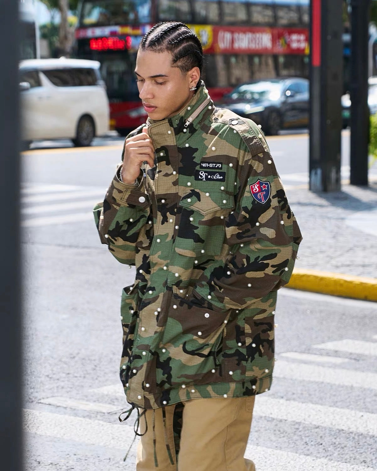 STEEPC pearl camo jacket