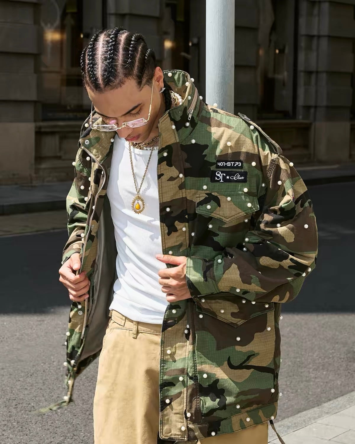 STEEPC pearl camo jacket