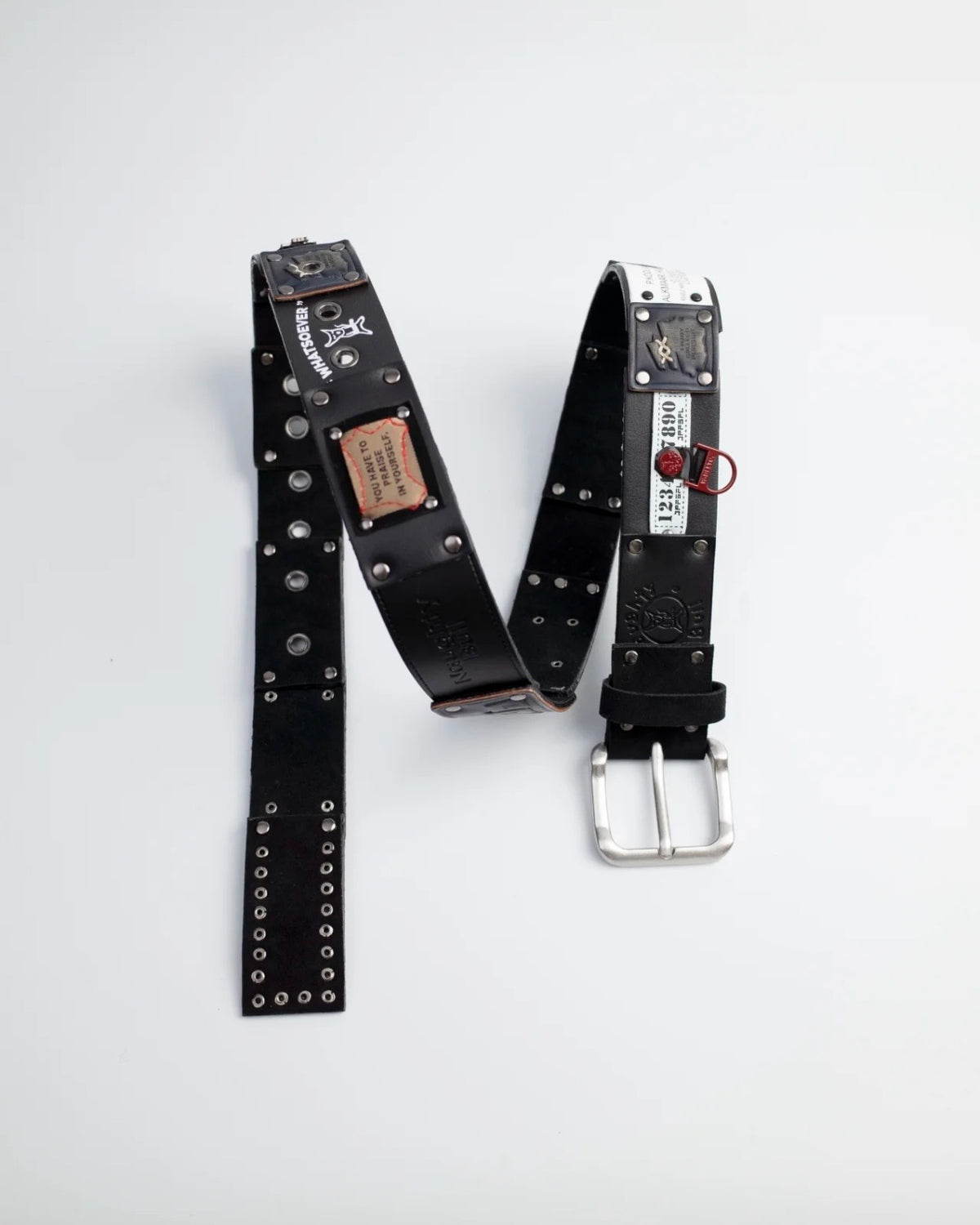 NAUGHTY BULL hand stitched belt