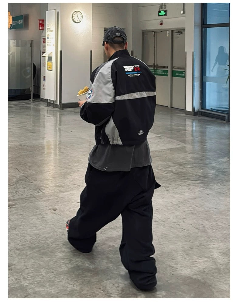 RIGHT PLAN motorcycle style padded jacket