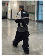 RIGHT PLAN motorcycle style padded jacket