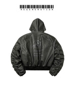 REGEN ZONE pu padded jacket