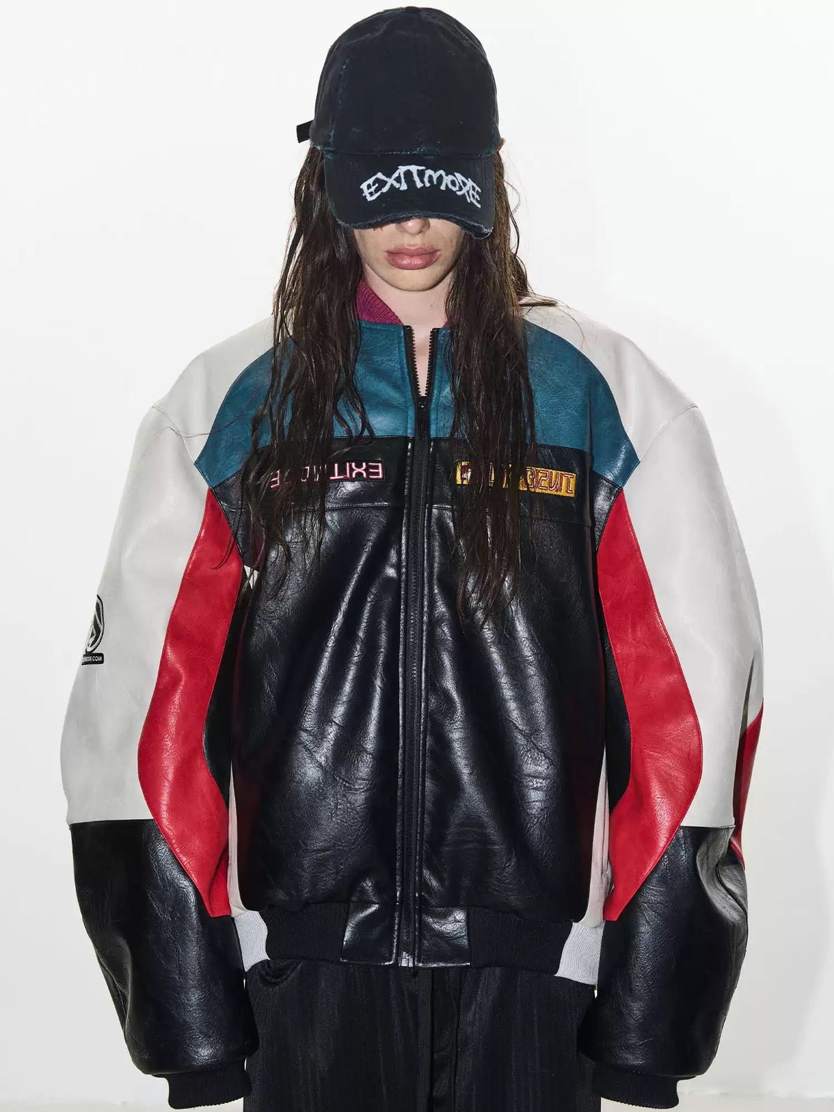 BLIND NO PLAN thick padded PU jacket